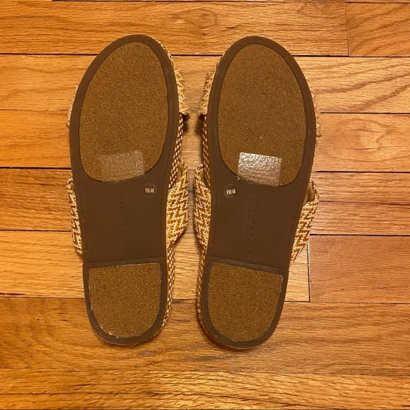 Lucky Brand Yellow Fynna Sandal Size 9 - Picture 4 of 6